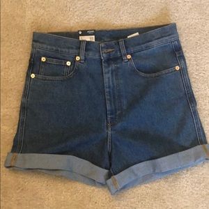 High Denim Shorts